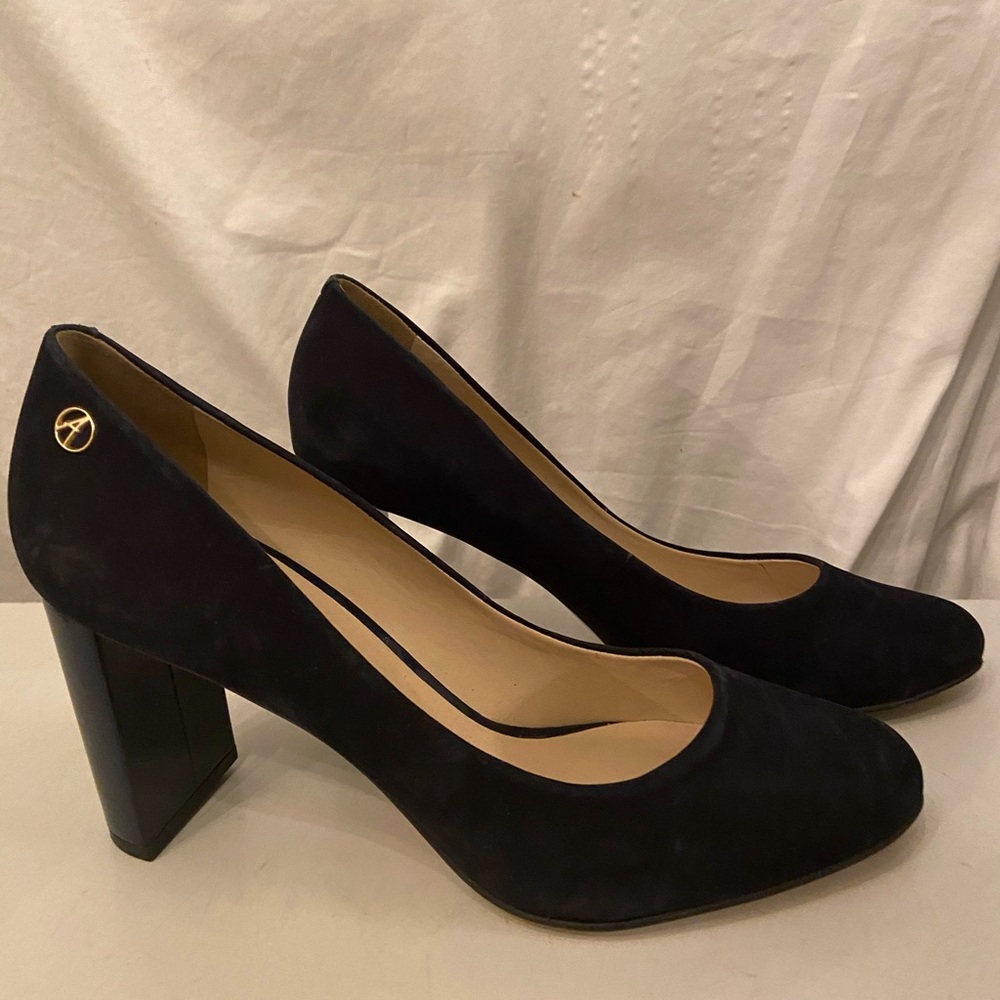 Ateliermix black suede pumps size 10 NEW